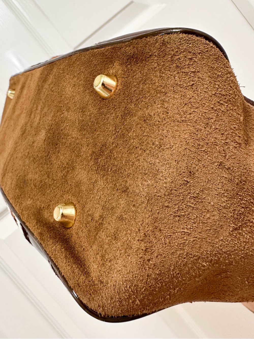 Coach Holiday Patchwork Tote Haircalf Suede Y2K Bag - Picture 13 of 17